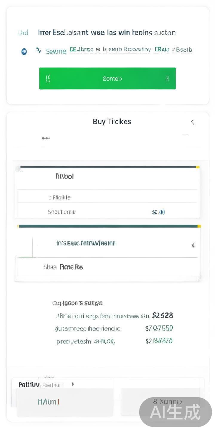 在赛事详情页面，点击“购买门票”按钮，系统会展示不